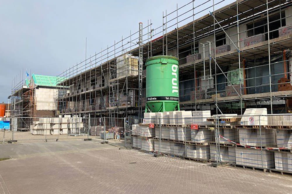 Het hoogste punt van de bouw van Lijnsheike te Tilburg is inmiddels bereikt